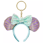 Tokyo Disney Resort The Little Mermaid Minnie Ears Keychain