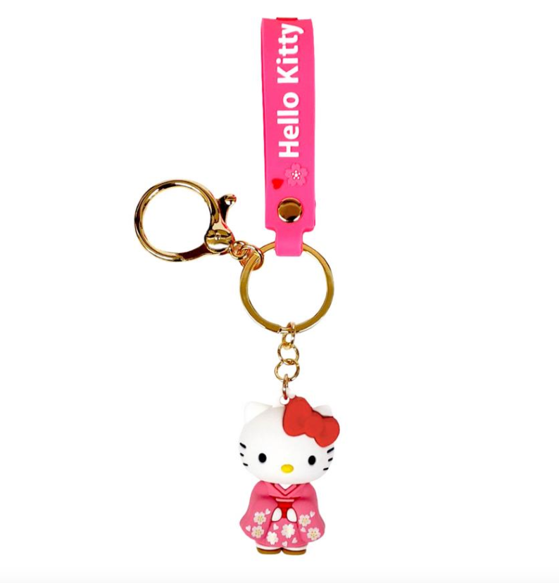 Japan Limited Hello Kitty Kimono Figure Keychain