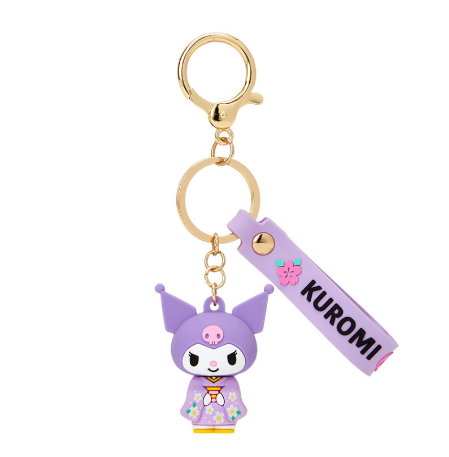 Japan Limited Kuromi Kimono Figure Keychain