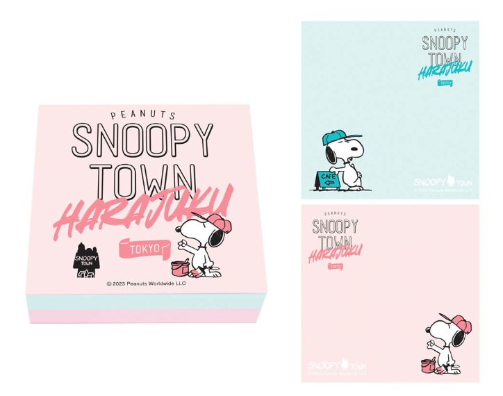 Snoopy Town Harajuku Tokyo Block Memo