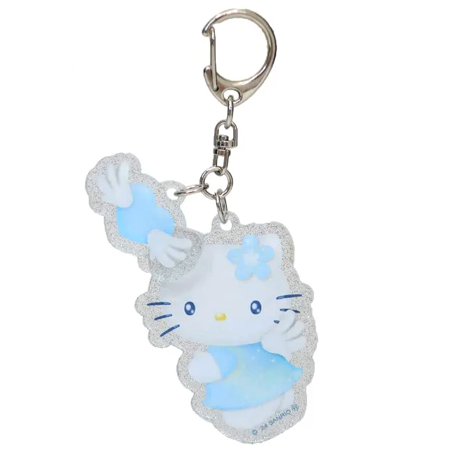 Hello Kitty Blue Angel Keychain