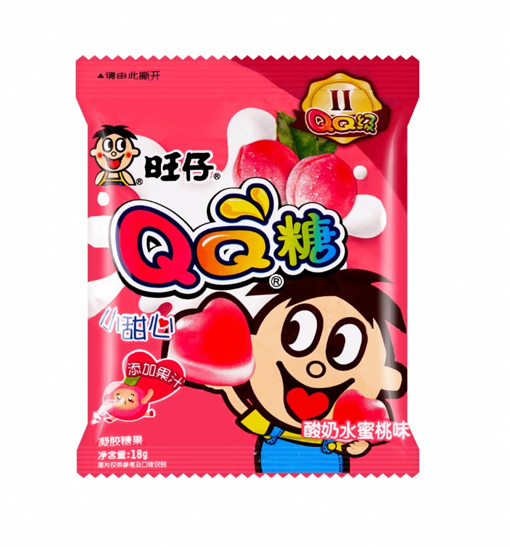 Want Want Peach Heart Gummy