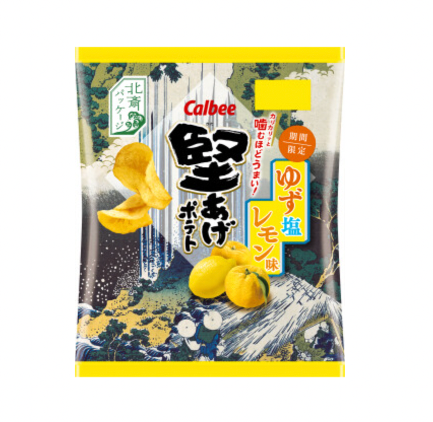 Calbee Kataage Potato Yuzu Salt Lemon Flavor