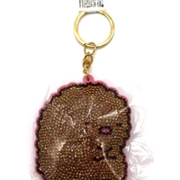 Tonkatsu Rhinestone Keychain