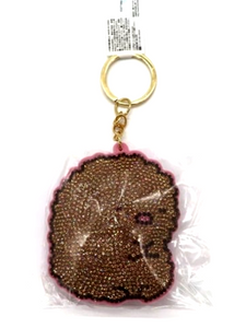 Tonkatsu Rhinestone Keychain