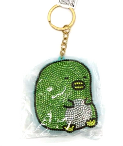 Penguin Rhinestone Keychain