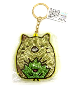 Neko & Zassou Rhinestone Keychain