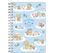 Rilakkuma Komorebi Camp Blue Notebook
