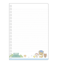 Rilakkuma Komorebi Camp Blue Notebook