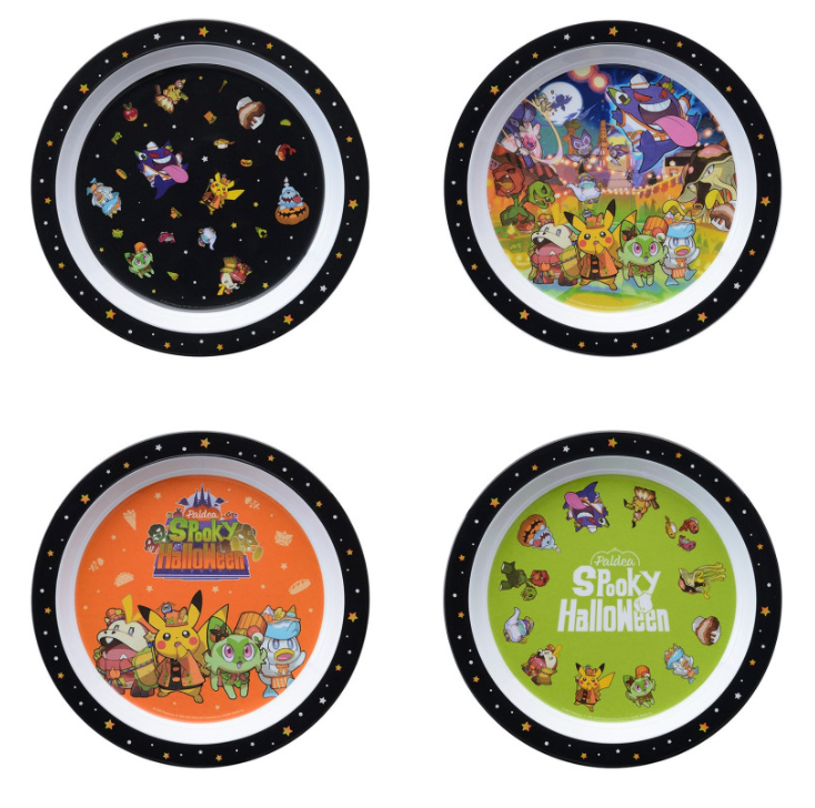 Pokemon Paldea Spooky Halloween Plates Set