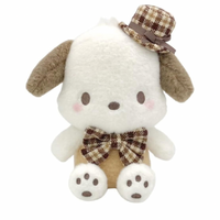Pochacco Nakajima Checkered Mocha Plush