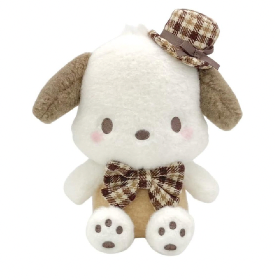 Pochacco Nakajima Checkered Mocha Plush