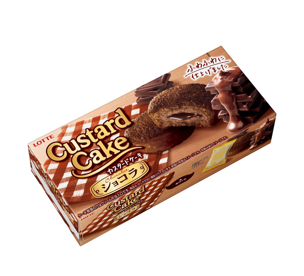 Lotte Custard Cake Chocolate Cream