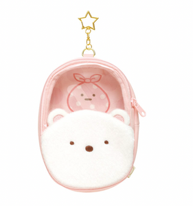 Shirokuma Plush Ita Pouch Keychain