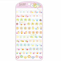 Sumikko Gurashi Sparkling Sticker Sheet Purple