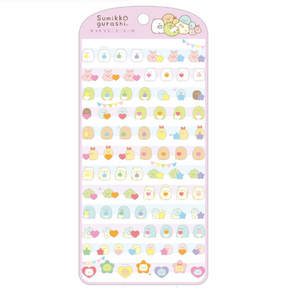 Sumikko Gurashi Sparkling Sticker Sheet Purple