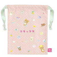 Rilakkuma Nekoneko no Yu Drawstring Pouch
