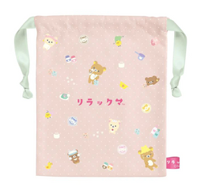 Rilakkuma Nekoneko no Yu Drawstring Pouch