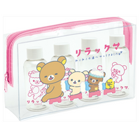 Rilakkuma Nekoneko no Yu Travel Bottle Set