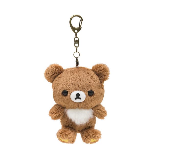 Chairoikoguma Mascot Plush Keychain