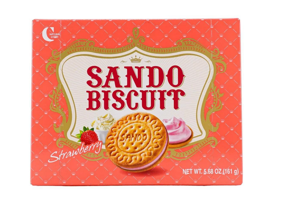 Crown Sando Strawberry Biscuit
