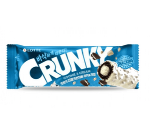 Lotte Crunky Double Crunch Bar Cookie & Cream