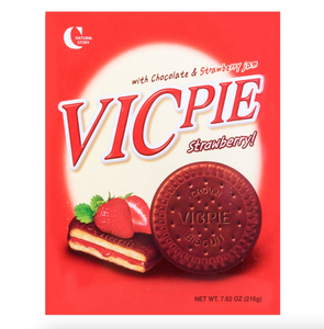 Vic Pie Chocolate and Strawberry Jam
