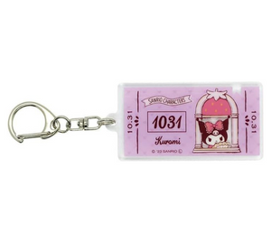 Kuromi Ticket Keychain