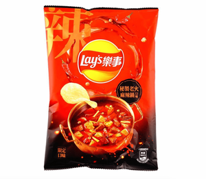 Lay's Chips Secret Old Fire Spicy Pot Flavor