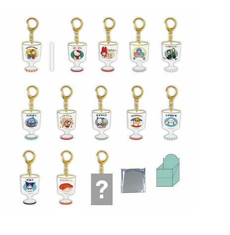 Sanrio Retro Glass Keychain Blind Bag