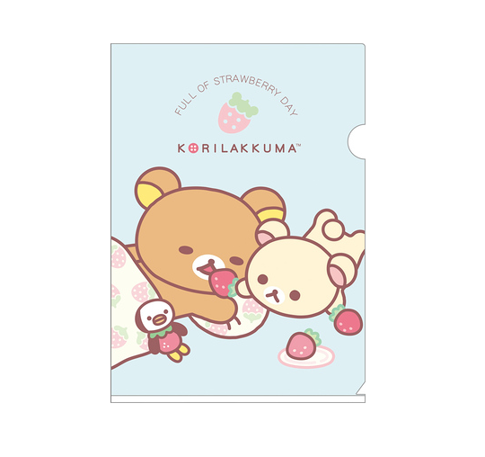 Korilakkuma Full Day Of Strawberry Folder B