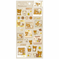 Rilakkuma Polaroid Sticker Sheet
