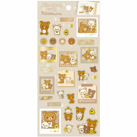 Rilakkuma Polaroid Sticker Sheet