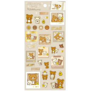 Rilakkuma Polaroid Sticker Sheet