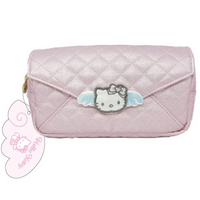 Hello Kitty Angel Quilted Letter Clutch Pouch