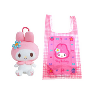 My Melody Kaohana Eco Bag & Plush Carabiner Pouch
