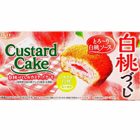Lotte White Peach Custard Cake