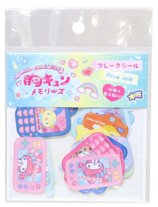 Sanrio Characters Heart Pounding Sticker Flake Set [Devices]