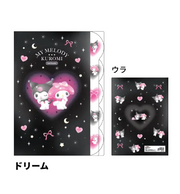 My Melody & Kuromi Die-cut 5-pocket Folder