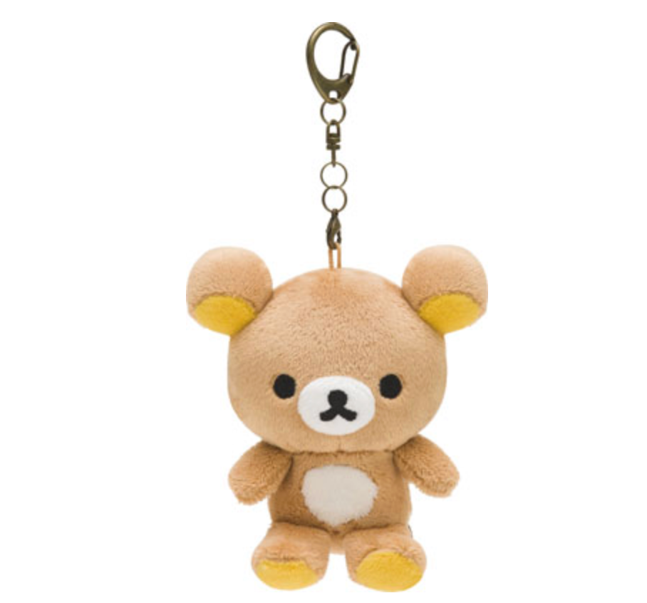Rilakkuma Mascot Plush Keychain