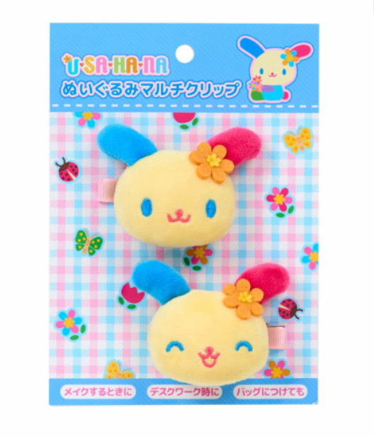 Usahana Plush Hair Clips
