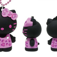 Hello Kitty Black Leopard 3D Keychain