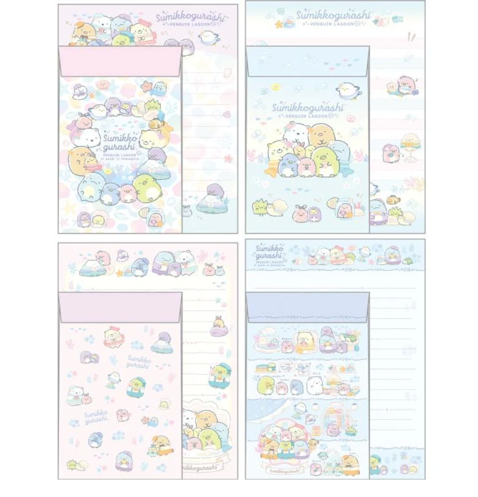Sumikko Gurashi "Penguin Lagoon" Letter Set