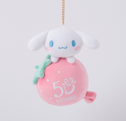 Cinnamoroll "Ichigo Shimbun 50th Anniversary" Strawberry Balloon Plush Mascot