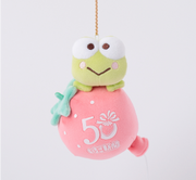Keroppi "Ichigo Shimbun 50th Anniversary" Strawberry Balloon Plush Mascot