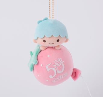 Kiki "Ichigo Shimbun 50th Anniversary" Strawberry Balloon Plush Mascot