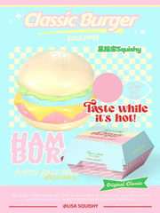 Lisa Rainbow Burger Squishy