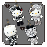 Hello Kitty "Monochrome Girly Twin" Plush Mascot