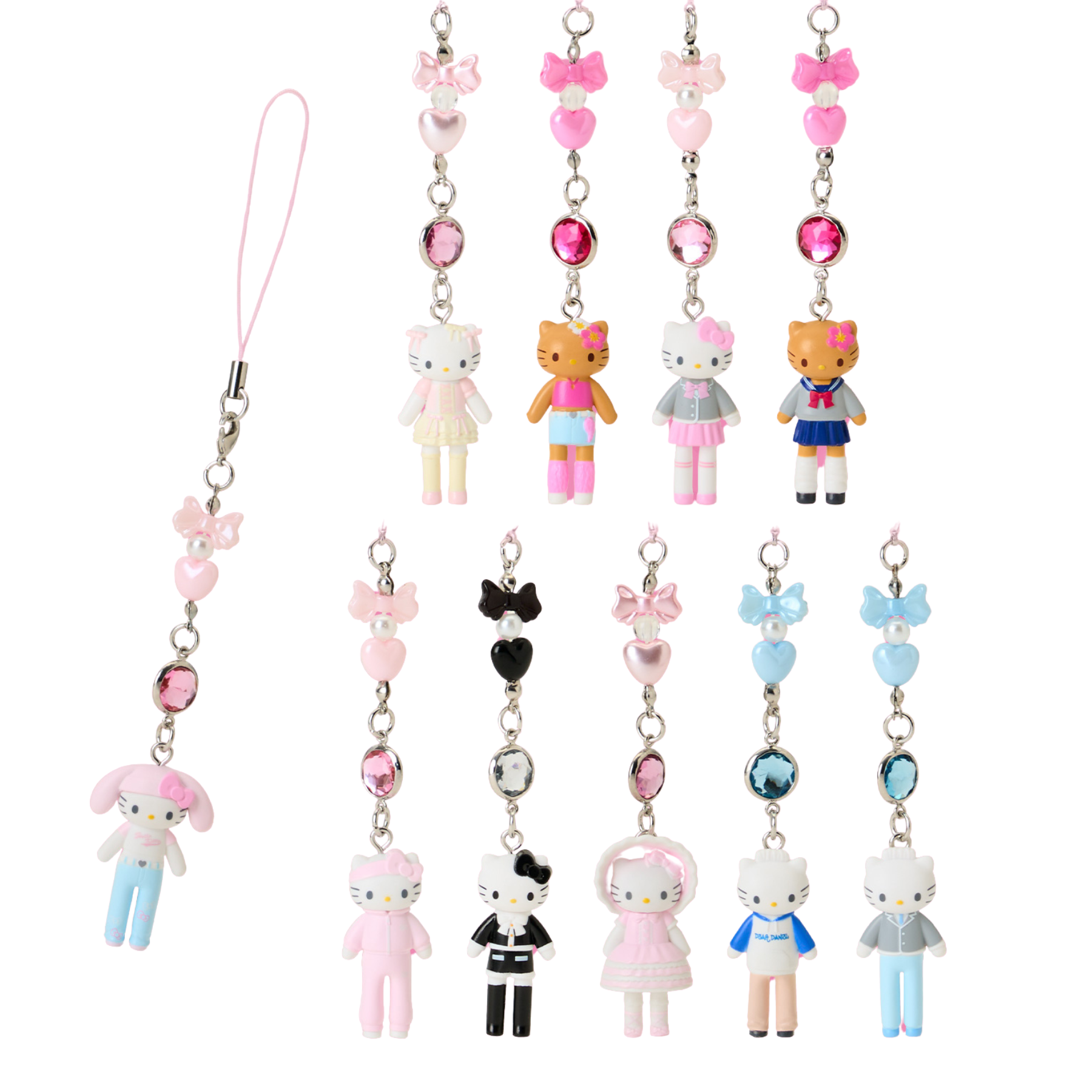 Hello Kitty "Closet Collection" Charm Strap