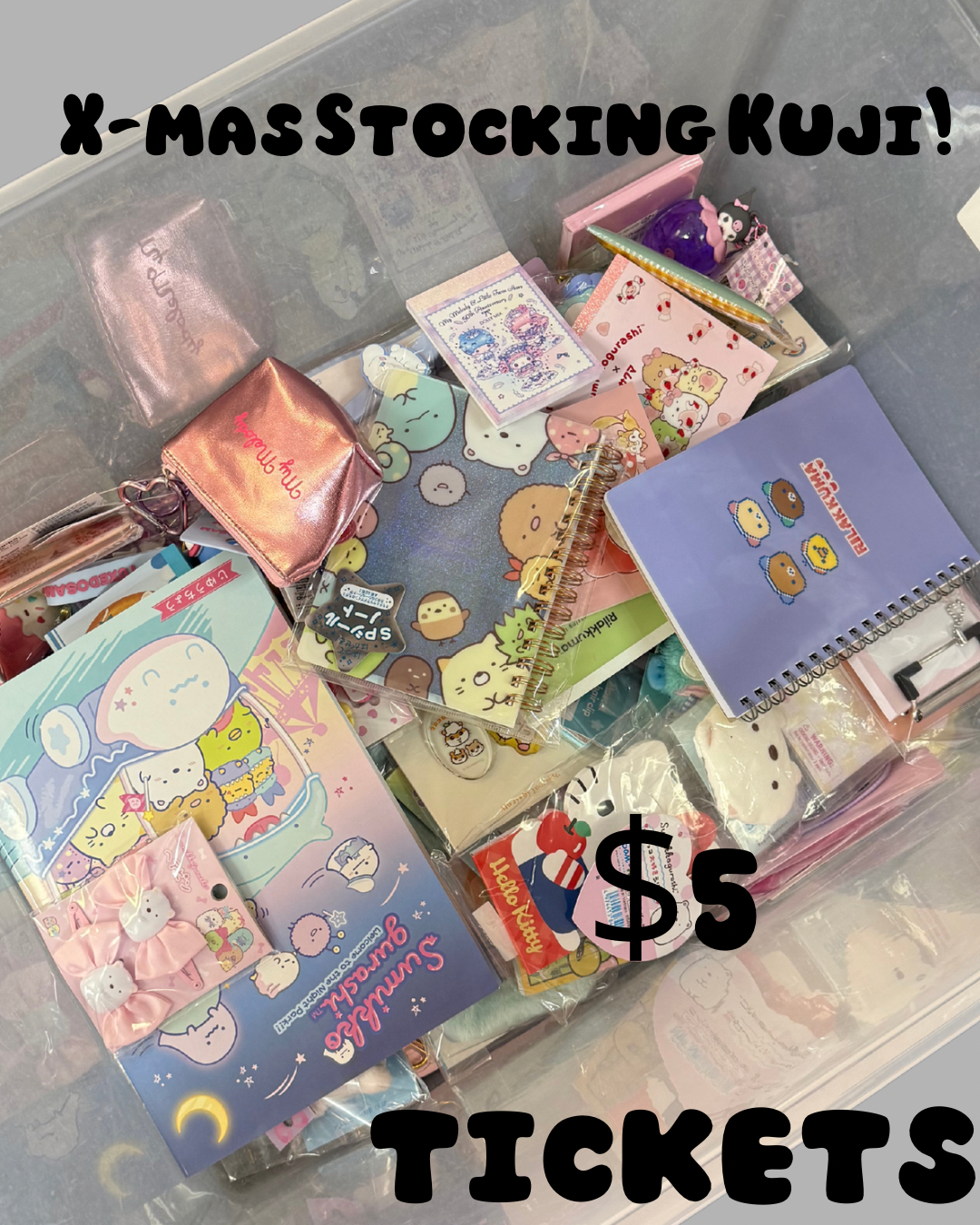 Christmas Stocking Stuffers Kuji Tickets!